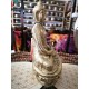 Buddha Statue with Beautiful Decoration, Shiny Yellow Color - Medium Size (11*6.8*22 cm, 4.3*2.6*8.6 inch) Buddha Statue with Beautiful Decoration, Shiny Yellow Color - Medium Size (11*6.8*22 cm, 4.3*2.6*8.6 inch)