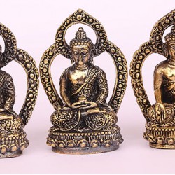 Pancha Buddha-Beautiful carving, Dim Yellow colored, Statue, Hand worked in Nepal - Mini Size ( 1.5*4.2*2.6 cm, 0.59*1.65*1.02 inch) Pancha Buddha-Beautiful carving, Dim Yellow colored, Statue, Hand worked in Nepal - Mini Size ( 1.5*4.2*2.6 cm, 0.59*1.65*1.02 inch)