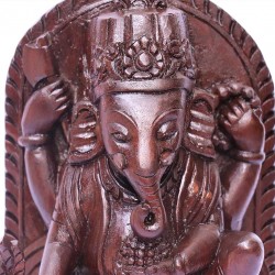 Wooden Ganesh-Beautiful carving, Brown colored, Statue, Hand worked in Nepal - Small Size ( 24*14.8*10.2 cm, 9.44*5.82*4.01 inch) Wooden Ganesh-Beautiful carving, Brown colored, Statue, Hand worked in Nepal - Small Size ( 24*14.8*10.2 cm, 9.44*5.82*4.01 inch)