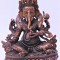 Ganesh-Beautiful carving, Mixed Brown colored, Statue, Hand worked in Nepal - Small  Size ( 21*12*8.8 cm, 8.26*4.72*3.46 inch)