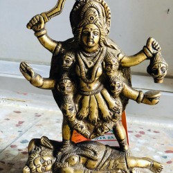 KAALI - Statue, Masterpiece, Hand worked in Nepal - Medium Size (11.3*6.8*15 cm, 4.4*2.6*5.9 inch)