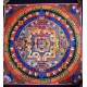 Thanka Kala Chakra - Small size (21*21 cm, 8.26*8.26 inch)