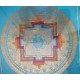 Thanka Framed Vajra Mandala - Medium size (27*27 cm, 10.62*10.62 inch)