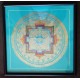 Thanka Framed Vajra Mandala - Medium size (27*27 cm, 10.62*10.62 inch)