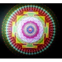 Thanka Special Framed Gifted Yantra - Medium size (37*37 cm, 14.56*14.56 inch)