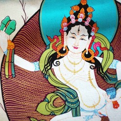 Magic Labdorn Thanka Painting - Medium size (44*31.5 cm, 17.32*12.40 inch)