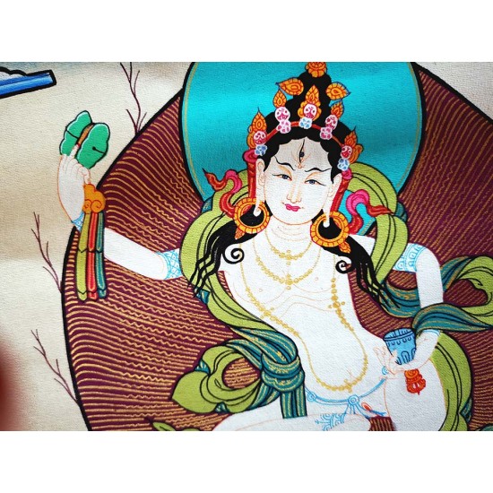 Magic Labdorn Thanka Painting - Medium size (44*31.5 cm, 17.32*12.40 inch) Magic Labdorn Thanka Painting - Medium size (44*31.5 cm, 17.32*12.40 inch)