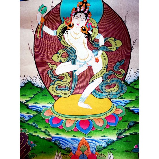 Magic Labdorn Thanka Painting - Medium size (44*31.5 cm, 17.32*12.40 inch) Magic Labdorn Thanka Painting - Medium size (44*31.5 cm, 17.32*12.40 inch)