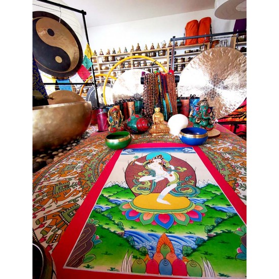 Magic Labdorn Thanka Painting - Medium size (44*31.5 cm, 17.32*12.40 inch) Magic Labdorn Thanka Painting - Medium size (44*31.5 cm, 17.32*12.40 inch)