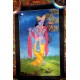 Krishna Thanka Painting - Large size (49*33 cm, 12.29*12.29 inch) Krishna Thanka Painting - Large size (49*33 cm, 12.29*12.29 inch)