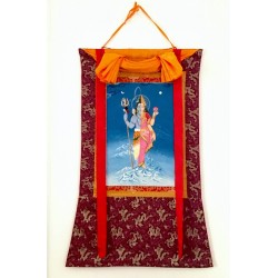 Aadi Shakti Thanka Painting - Large size (58.5*41 cm, 23.03*16.14 inch) 