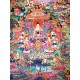 Buddha Life Thanka Painting - Lage size (56*44.5 cm, 22.04*17.51 inch)