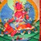 Red Tara Thanka Painting with Wall Hanging - Medium Size (48*35 cm, 18.89*13.77 inch)