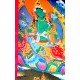 Green Tara Thanka Painting with Wall Hanging - Medium size (48*35 cm, 18.89*13.77 inch)