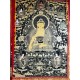 Buddha (Pancha) Thanka Painting - Jumbo size (157*117 cm, 61.81.*46.06 inch) 