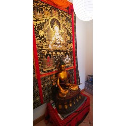 White Tara Thanka Painting - Jumbo size (157*117 cm, 61.02*46.06 inch) 