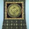 Kala Chakra Mandala Black and Gold with Border Speical Nepali Thanka Painting - Medium size (128.5*94.5 cm, 50.5*37.02 inch)