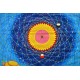 Cosmic Mandala (Planet) with Border Speical Nepali Thanka Painting - Large size (200*142 cm, 78.7*55.9 inch)