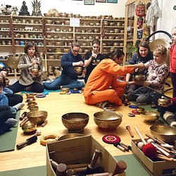 Fundamental Discovery seminar On TUNED PLANETARY  SINGING BOWLS in Switzerland - Basic Level