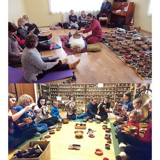 Fundamental Discovery seminar On TUNED PLANETARY  SINGING BOWLS in Nepal - First Level