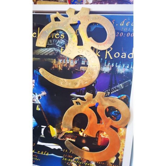 Om Wall Hanging for Home/Office Decor- Wall Art - Plain Shiny - Large Size