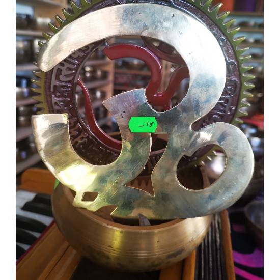 Om Wall Hanging for Home/Office Decor- Wall Art - Plain Shiny - Large Size