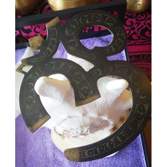 Om Wall Hanging for Home/Office Decor - Wall Art - Black Color - Medium Size