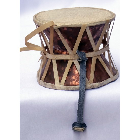 Nepali Damaru Copper - Small Size (10.7*8 cm, 4.21*3.14 inch) Nepali Damaru Copper - Small Size (10.7*8 cm, 4.21*3.14 inch)