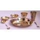 Special Nepali Khana set,Thali set,Yellow/Shiny Quality - Mix Size