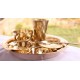 Special Nepali Khana set,Thali set,Yellow/Shiny Quality - Mix Size
