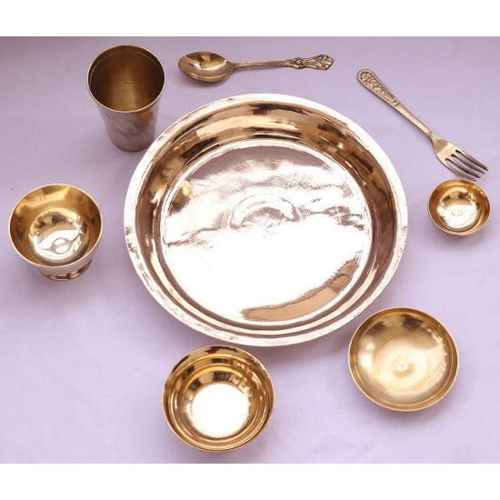 Special Nepali Khana set,Thali set,Yellow/Shiny Quality - Mix Size