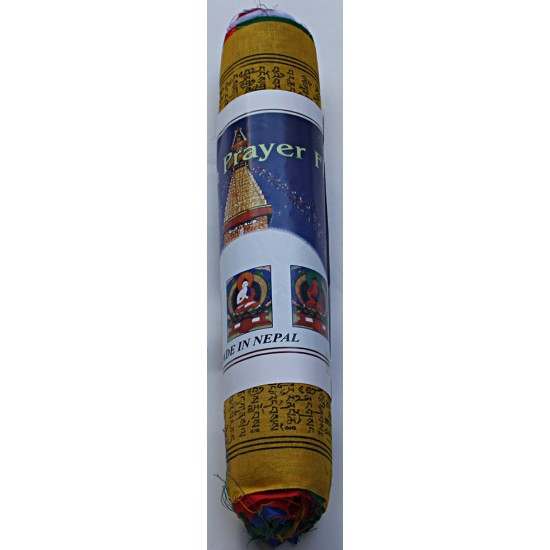 Tibetan, Buddhist, Pure Cotton, High Quality, Horizontal, Prayer Flags (1 roll have 25 individual flags) - Extra Large size (28*30 cm, 11.02*11.81 inch) Tibetan, Buddhist, Pure Cotton, High Quality, Horizontal, Prayer Flags (1 roll have 25 individual flags) - Extra Large size (28*30 cm, 11.02*11.81 inch)