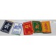 Tibetan, Hard Velvet, Best Quality, Horizontal, Door Prayer Flags (1 packet have 10 individual flags) - XX Small size (4*6 cm, 1.5*2.3 inch)