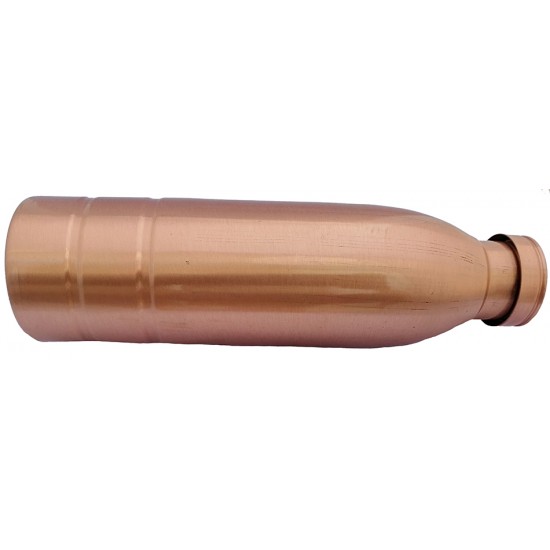 Copper Water Bottls to purify and nutralize your drinking water from Nepal -Medium size (1000 mili liter / 1 liter)