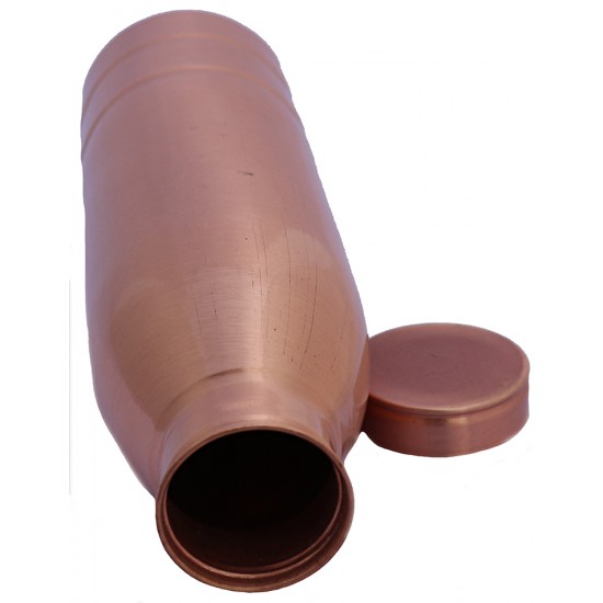 Copper Water Bottls to purify and nutralize your drinking water from Nepal -Medium size (1000 mili liter / 1 liter)