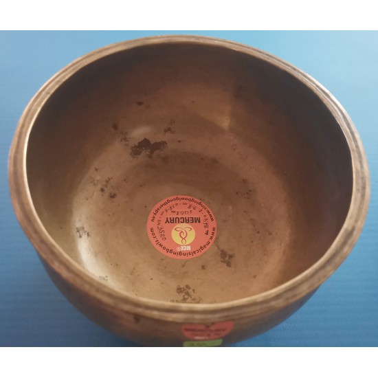 MERCURY - Healing, Planetary, Therapetic, Handmade, Unique (Speical), Normal Real Antique Singing Bowl - Medium Size 