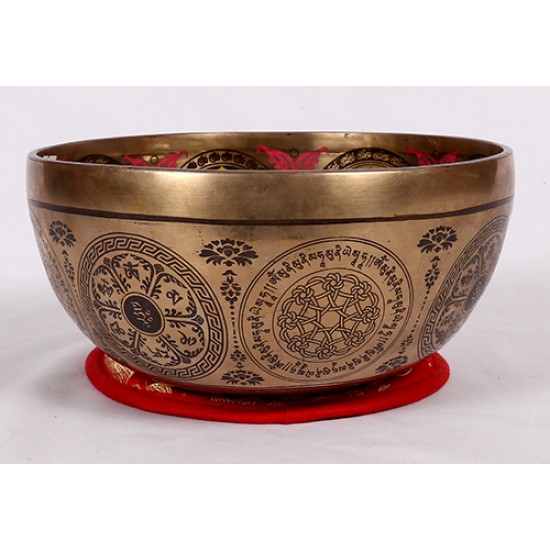 Platonic Year - Planetary, Therapeutic, Handmade Sound Therapy Singing Bowl for Infinite Balance - Medium Size