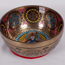 Platonic Year - Planetary, Therapeutic, Handmade Sound Therapy Singing Bowl for Infinite Balance - Medium Size