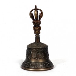 Therapeutic Special Nepali Healing, Therapy, Tibetan Bell with vajra- Small Size