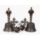 Therapeutic Special Nepali Healing, Therapy, Tibetan Bell with vajra- Extra Large Size