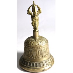 C (DO) - Healing, Musical Note, Therapeutic, Dim Yellow, Deheraduni Bell - Small Size (7.8*14.2 cm, 3.07*3.59 inch)