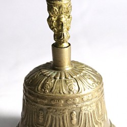 C (DO) - Healing, Musical Note, Therapeutic, Dim Yellow, Deheraduni Bell - Small Size (7.8*14.2 cm, 3.07*3.59 inch)