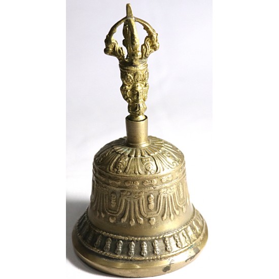 C (DO) - Healing, Musical Note, Therapeutic, Dim Yellow, Deheraduni Bell - Small Size (7.8*14.2 cm, 3.07*3.59 inch)