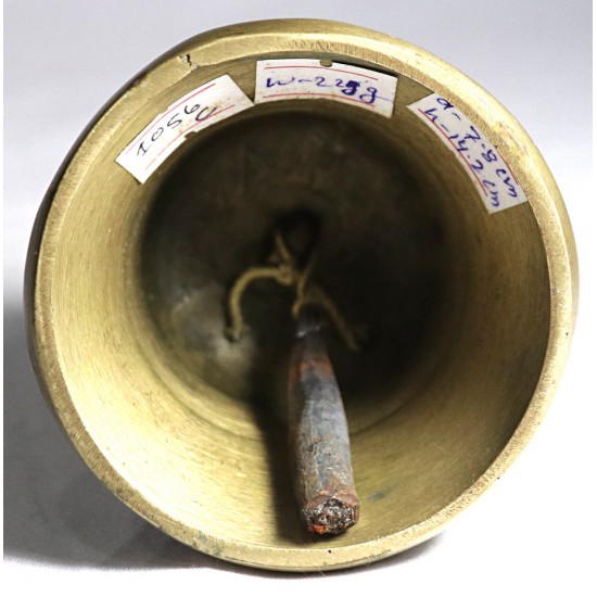 C (DO) - Healing, Musical Note, Therapeutic, Dim Yellow, Deheraduni Bell - Small Size (7.8*14.2 cm, 3.07*3.59 inch)