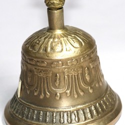 VENUS - Healing, Planetary, Therapeutic, Dim Yellow, Deheraduni Bell - Medium Size (8.7*15.7 cm, 3.42*6.18 inch)