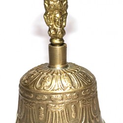 MEDITATION - Healing, Therapeutic, Dim Yellow, Deheraduni Bell - Small Size (8*14.5 cm, 3.14*5.70 inch)