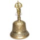 MEDITATION - Healing, Therapeutic, Dim Yellow, Deheraduni Bell - Small Size (8*14.5 cm, 3.14*5.70 inch)