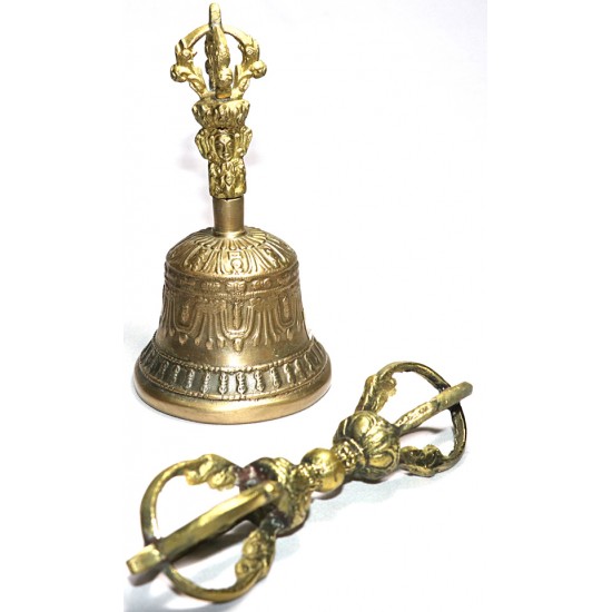 C (DO) - Healing, Musical Note, Therapeutic, Dim Yellow, Deheraduni Bell - Small Size (7.8*15 cm, 3.07*5.90 inch)