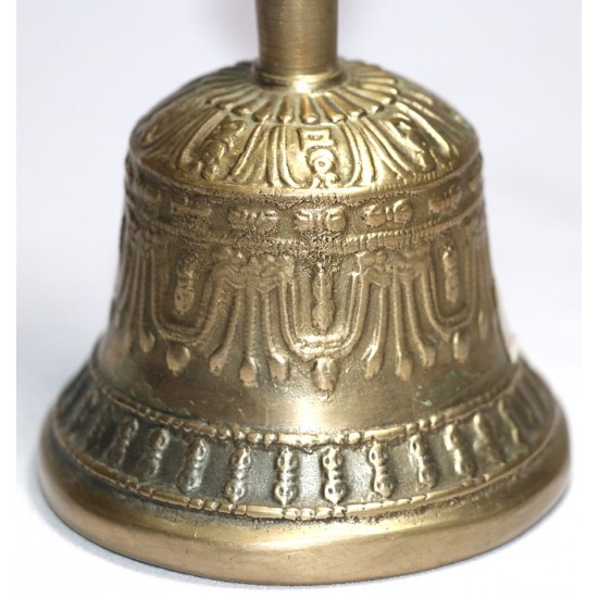 C (DO) - Healing, Musical Note, Therapeutic, Dim Yellow, Deheraduni Bell - Small Size (7.8*15 cm, 3.07*5.90 inch)