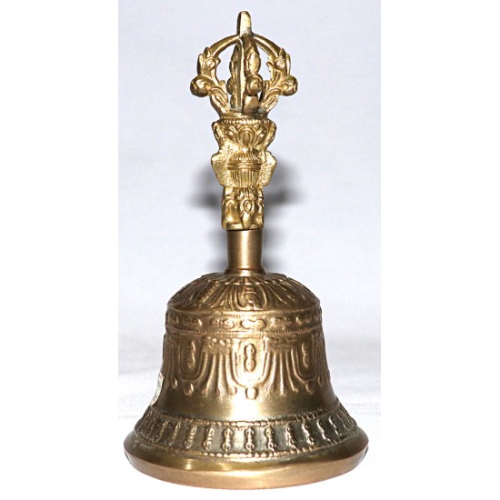 MEDITATION - Healing, Therapeutic, Dim Yellow, Deheraduni Bell - Small Size (7.8*15 cm, 3.07*5.90 inch)